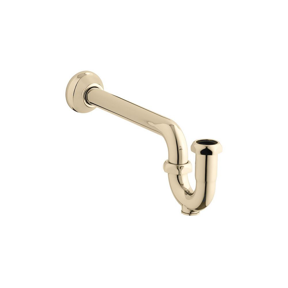 Kohler Bidet And Bathroom Sink P Trap In Vibrant French Gold Finish The Home Depot Canada