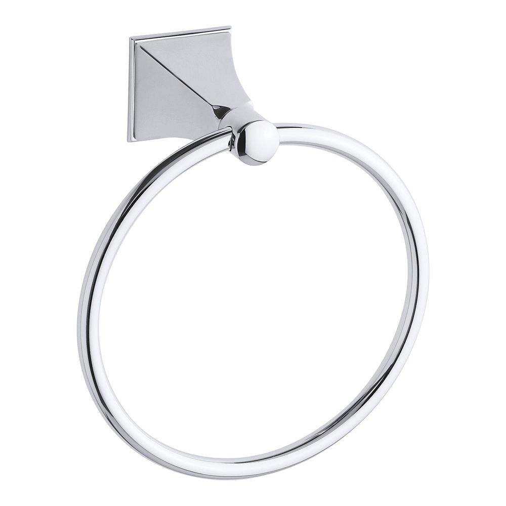 KOHLER Memoirs Towel Ring With Stately Design in Polished Chrome The