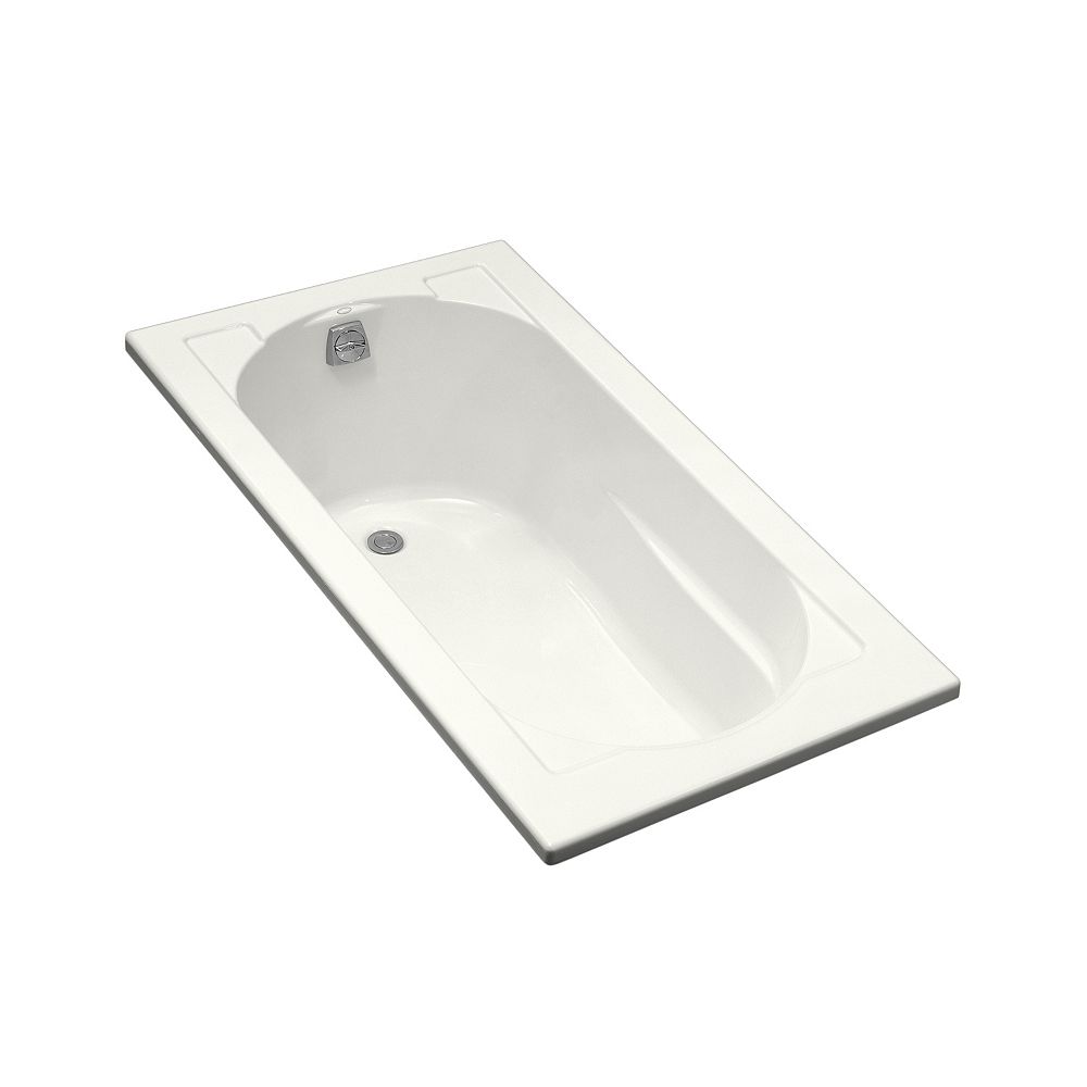 KOHLER Devonshire 60inch x 32inch Acrylic DropIn Bathtub with