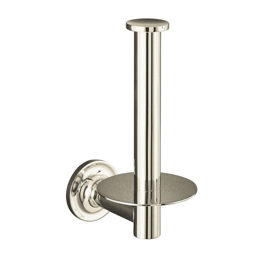 KOHLER Purist WallMount Single Post Toilet Paper Holder in Vibrant Polished Nickel The Home
