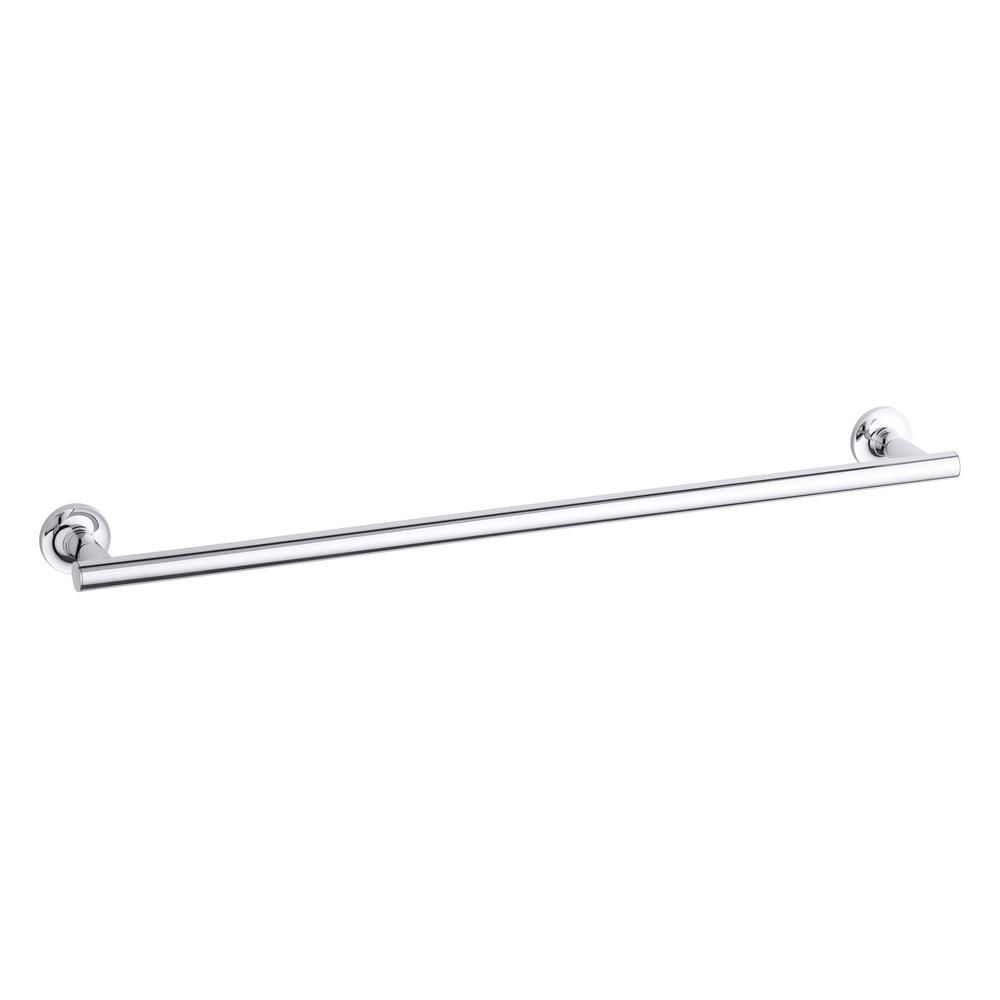 KOHLER Purist 24 Inch Towel Bar In Polished Chrome The Home Depot Canada   P 1000704281 