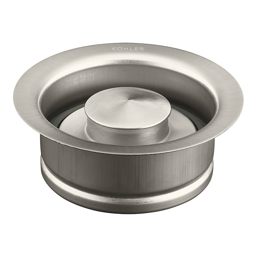 KOHLER Disposal Flange With Stopper in Vibrant Brushed Nickel The