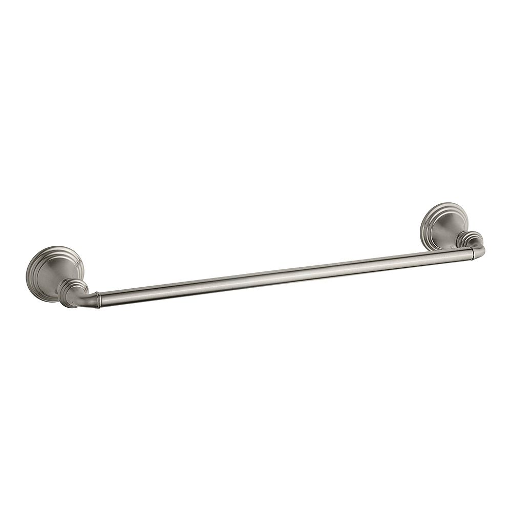 KOHLER Devonshire 18-Inch Towel Bar in Vibrant Brushed Nickel