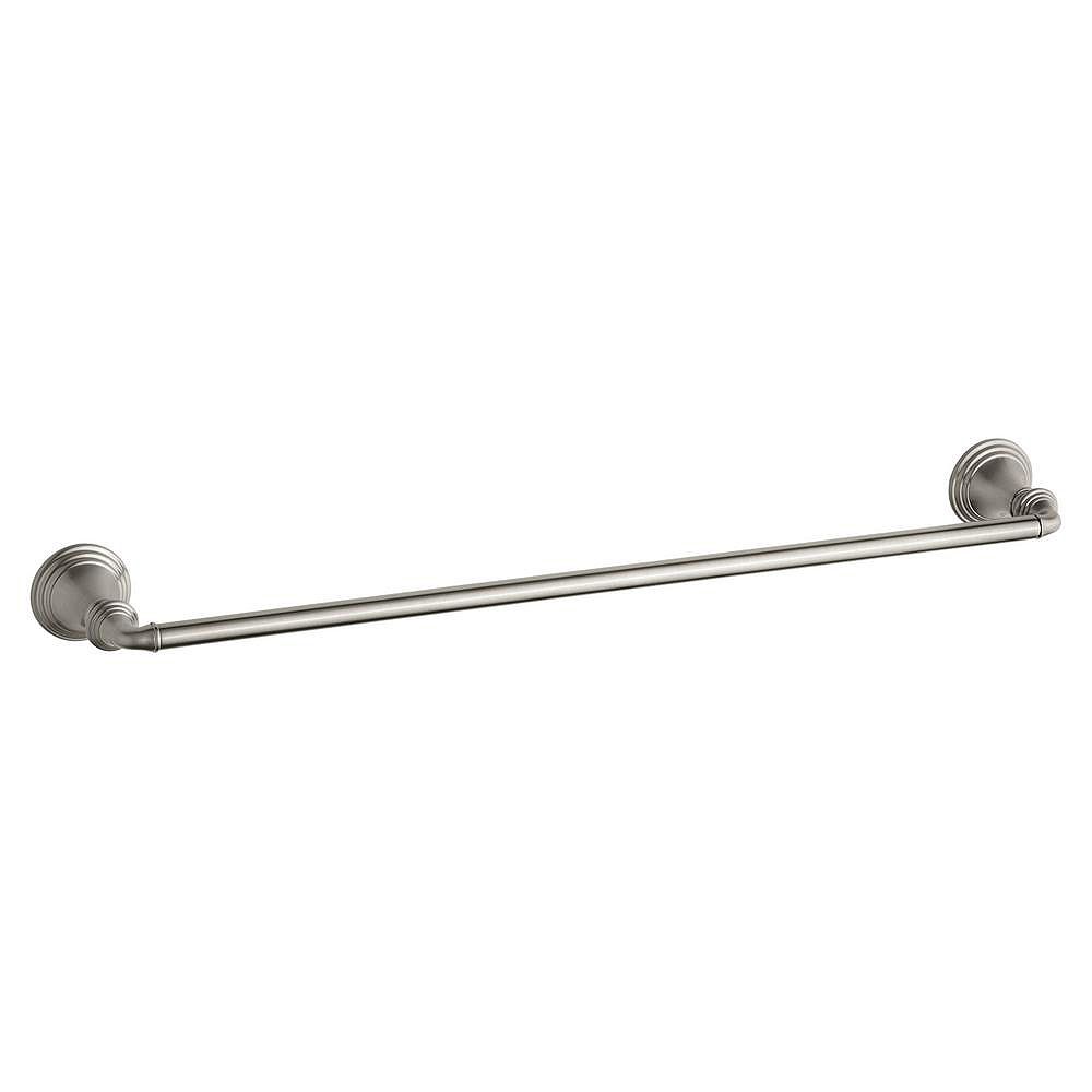 KOHLER Devonshire 24-inch Towel Bar in Vibrant Polished Nickel | The