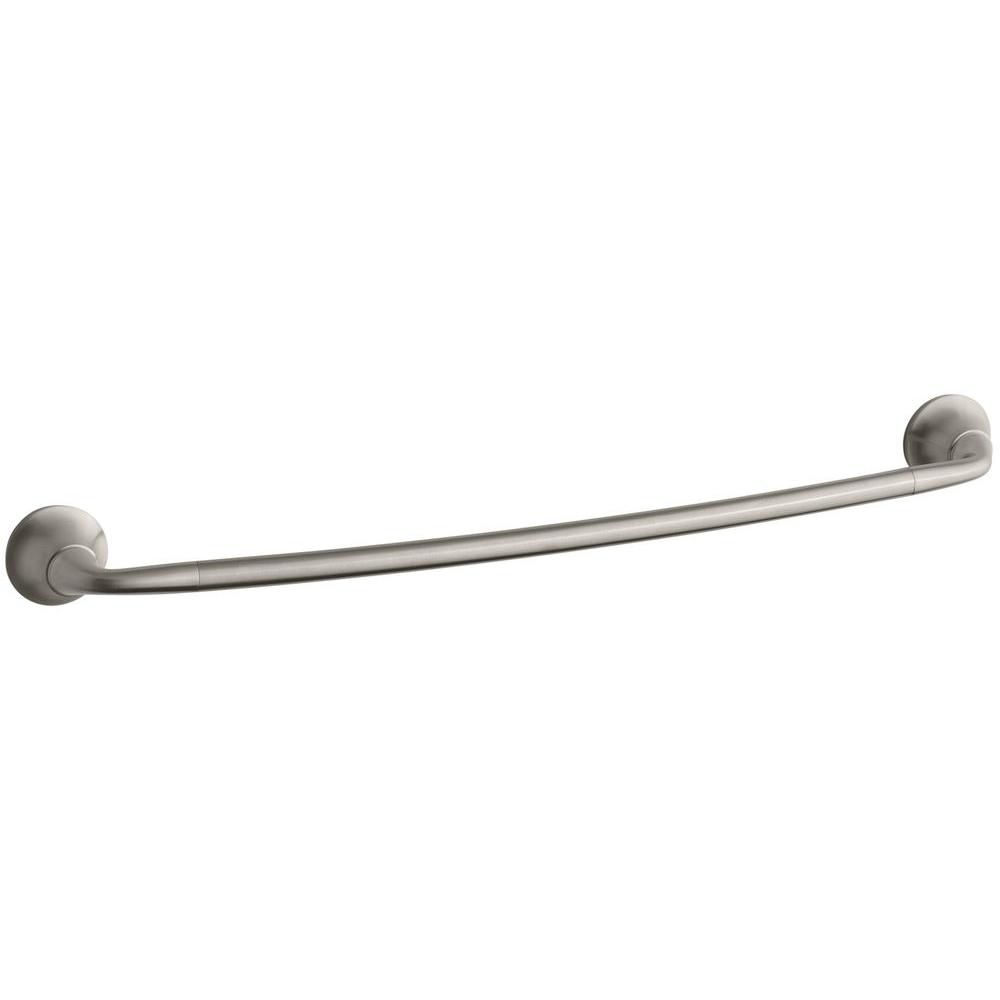 KOHLER Fort Sculpted 24 Inch Towel Bar In Vibrant Brushed Nickel The   P 1000704467 