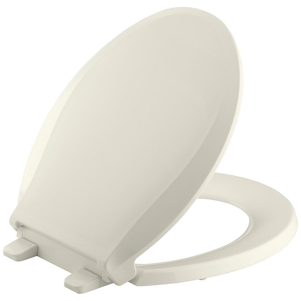 KOHLER Cachet QuietClose Round Front ClosedFront Toilet Seat with