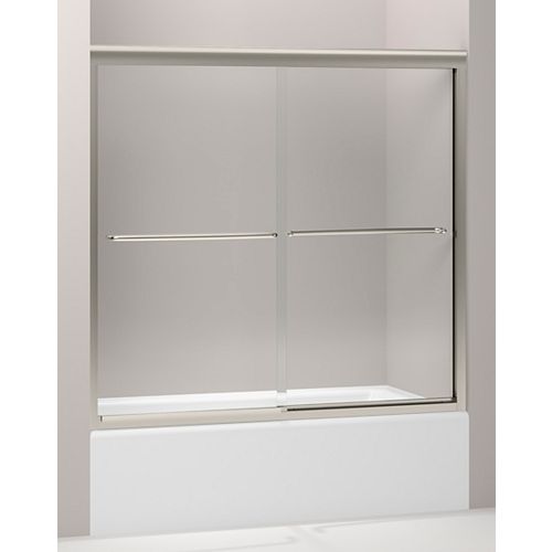 KOHLER Fluence(R) sliding bath door, 58-5/16" H x 56-5/8 ...