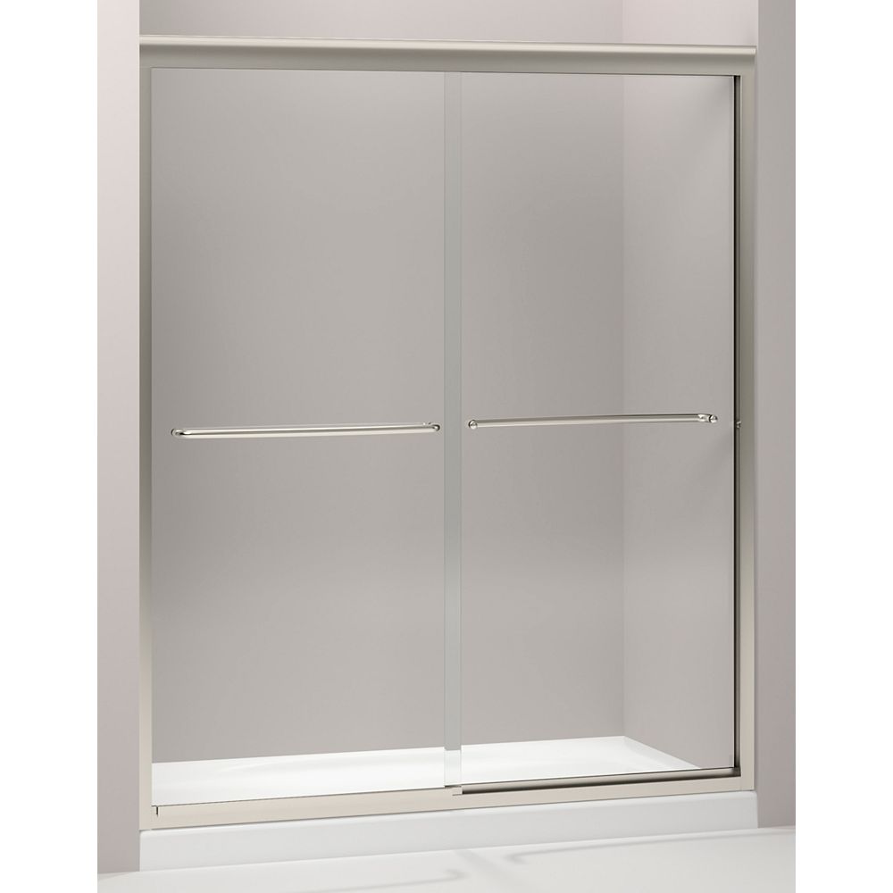 KOHLER Fluence 59.6inch x 70.8inch SemiFrameless Sliding Shower Door