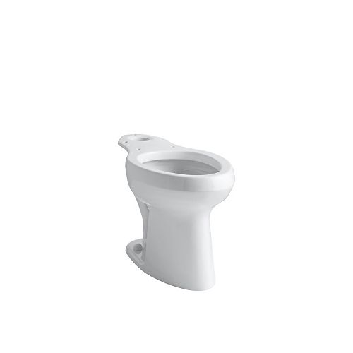 Highline Pressure Lite Elongated Bowl Toilet Bowl Only in White