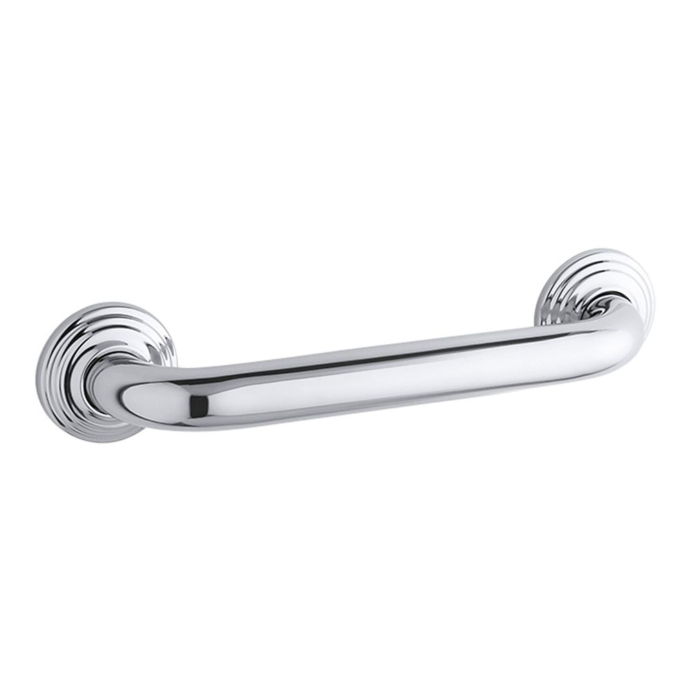 KOHLER Traditional 12 Inch Grab Bar in Polished Stainless The Home