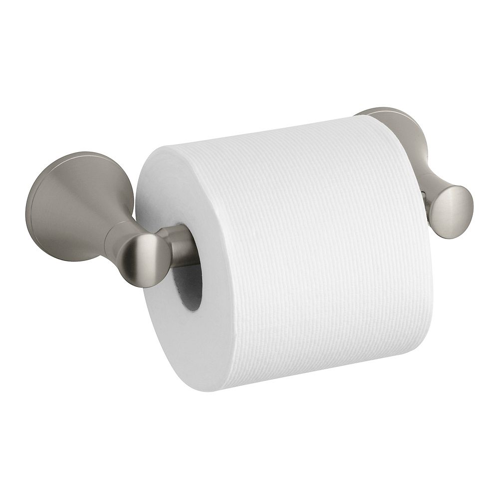 KOHLER Coralais Toilet Tissue Holder in Vibrant Brushed Nickel The