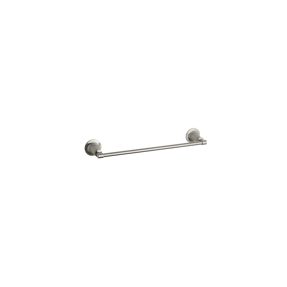 KOHLER Archer 18 Inch Towel Bar in Vibrant Brushed Nickel The Home
