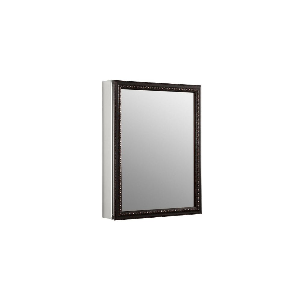 KOHLER 20inch x 26 in H. Recessed or Surface Mount Mirrored Medicine in Oil Rubbe