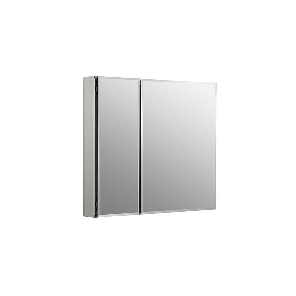 Kohler 30 Inch W X 26 H Two Door Recessed Or Surface Mount Medicine Cabinet In Silver The Home Depot Canada Kohler 30 Inch W X 26 H Two Door, Medicine Cabinet Home Depot Canada