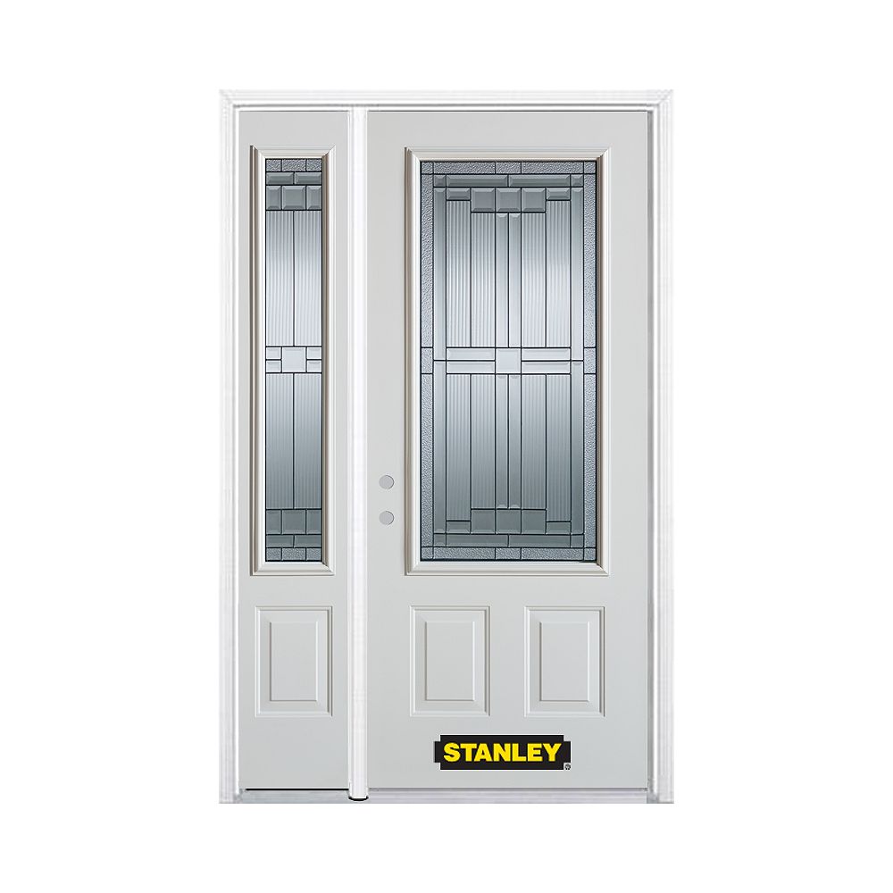 STANLEY Doors 48.25 inch x 82.375 inch Seattle Zinc 3/4 STANLEY Doors 48.25 inch x 82.375 inch Seattle Zinc 3/4