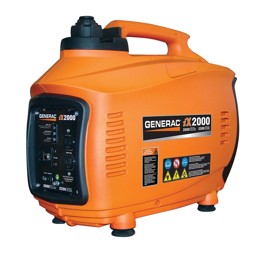 Generac iX2000 Watt Inverter Generator | The Home Depot Canada