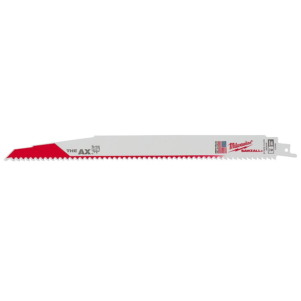 Milwaukee Tool 12 inch 5 TPI The AX Sawzall Reciprocating Saw Blade