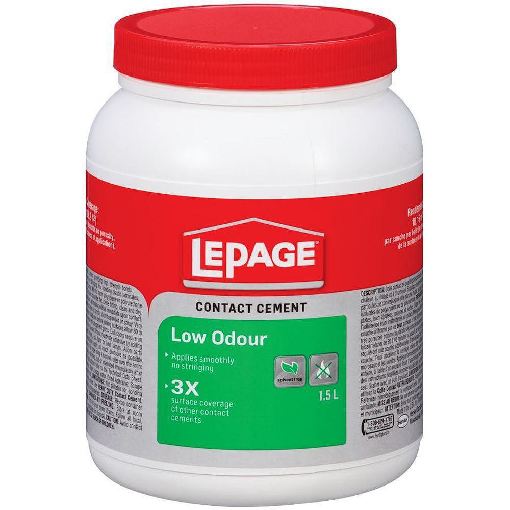 LePage 1.5L Low Odour Contact Cement | The Home Depot Canada