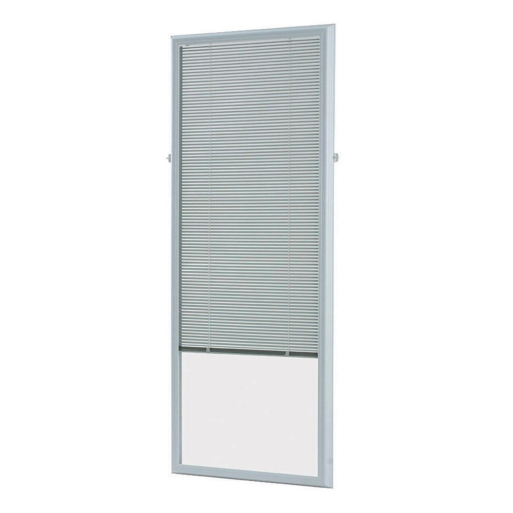 ODL 25-inch x 66-inch White Add-on Blind for Flush Frame Doors | The