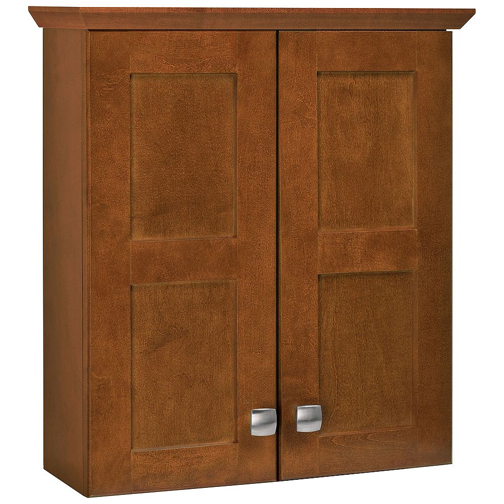 Glacier Bay Armoire De Rangement Couleur Chataigne 19 Po Home Depot Canada