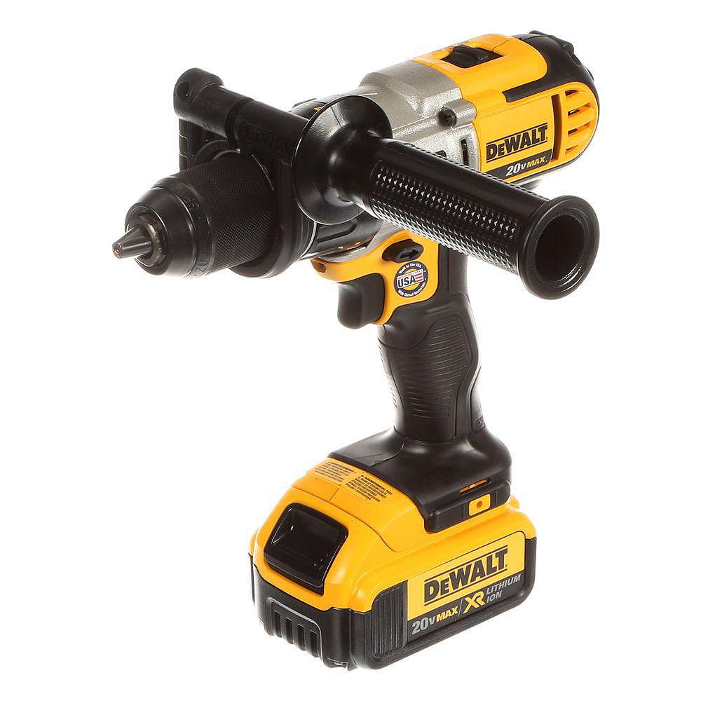 DEWALT 20V Max LithiumIon Cordless 1/2inch Hammer Drill with 2