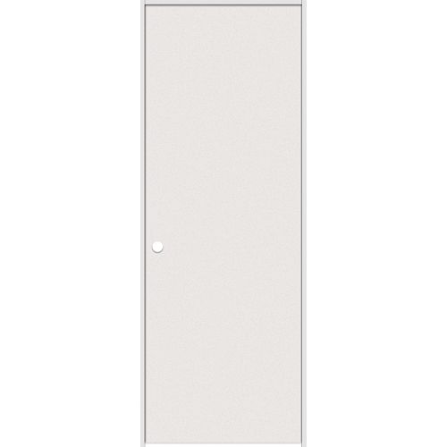 Masonite 28-inch x 80-inch Primed Flush Hollow Core Smooth Single Prehung Interior Door