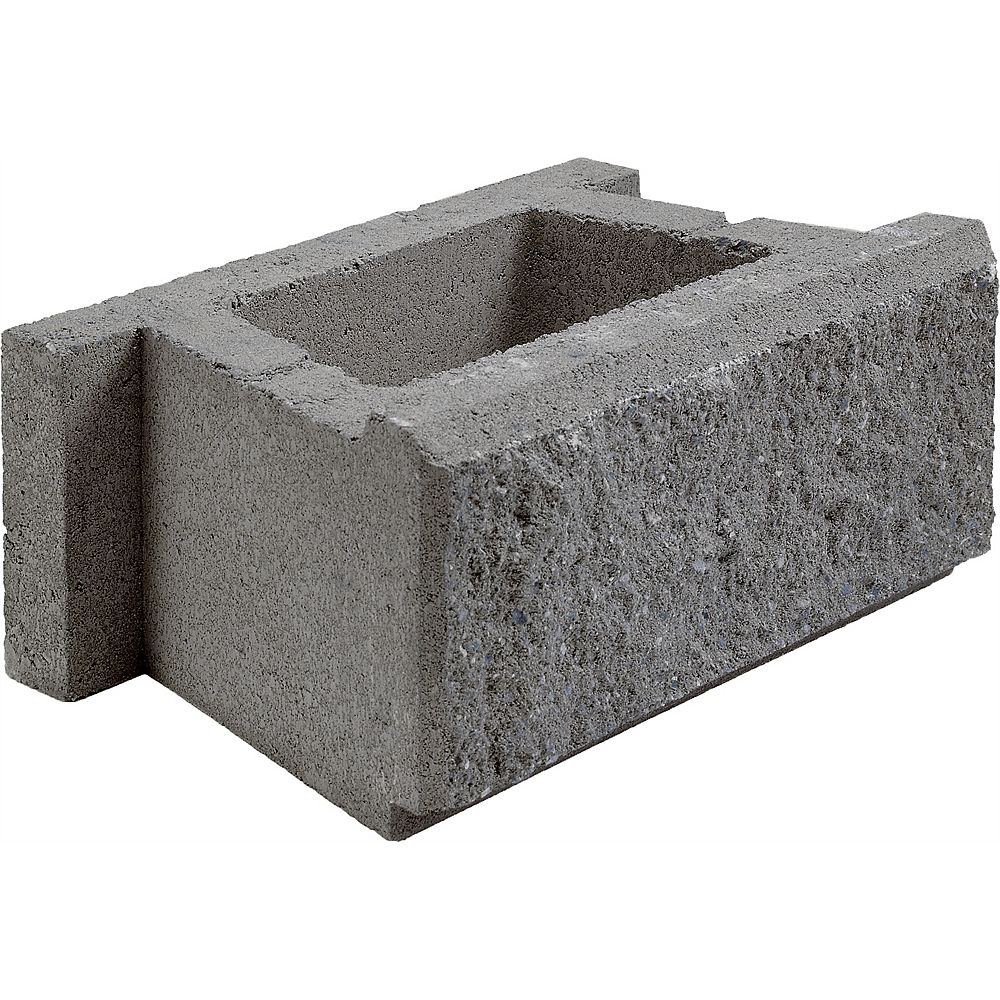 Oldcastle Allan Block 6 Degree Charcoal The Home Depot Canada