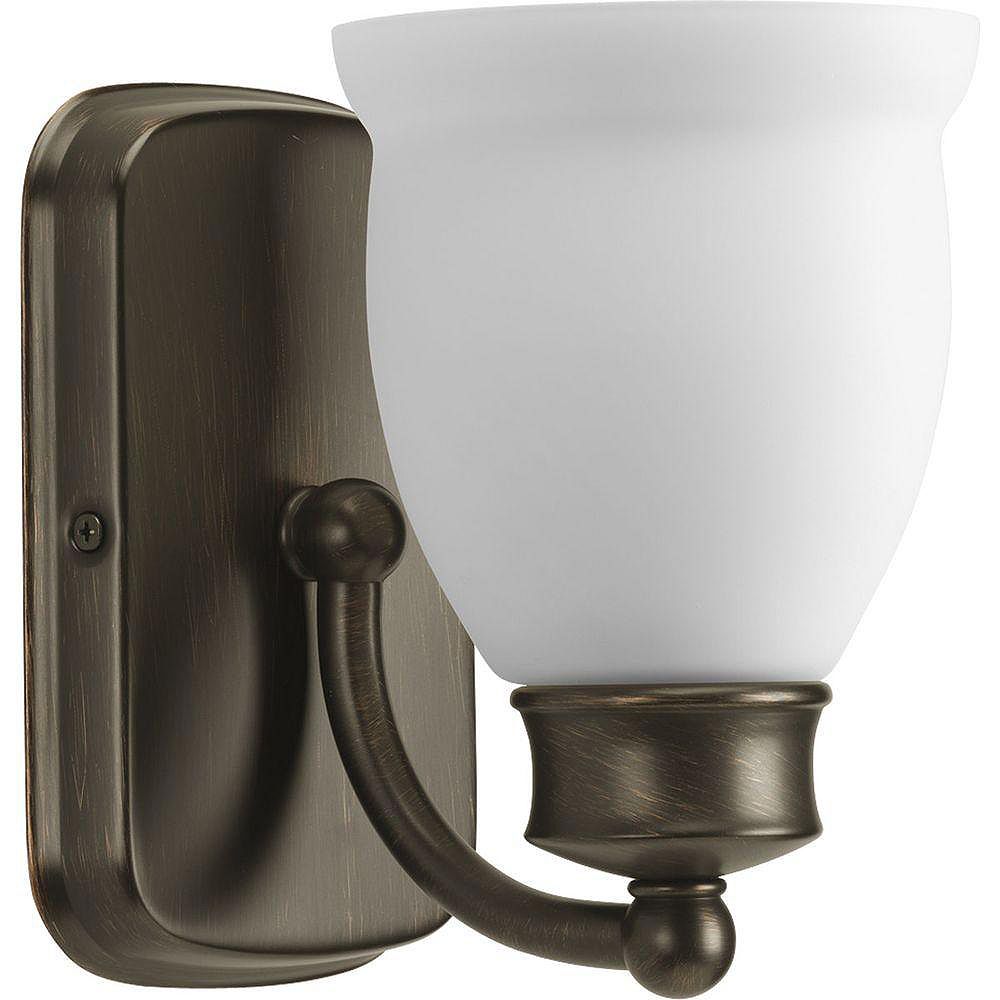 Progress Lighting Leeland Collection Bronze 1light Vanity