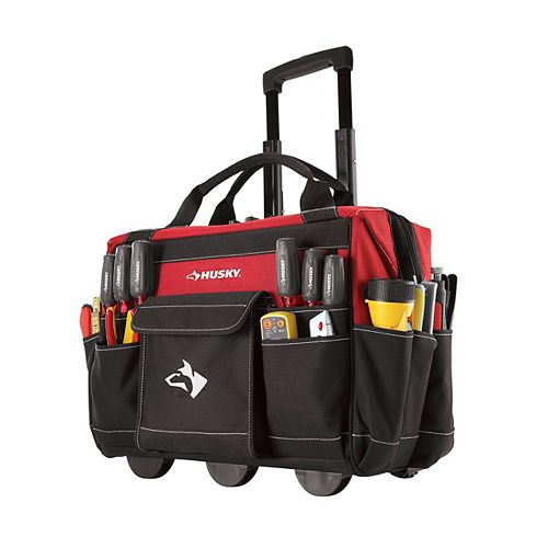 18-inch Rolling Tool Storage Tote