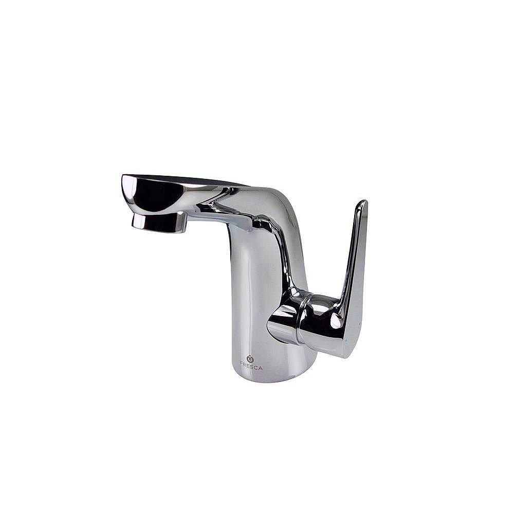 Fresca Cesano Single Hole Mount Bathroom Vanity Faucet In Chrome Finish The Home Depot Canada