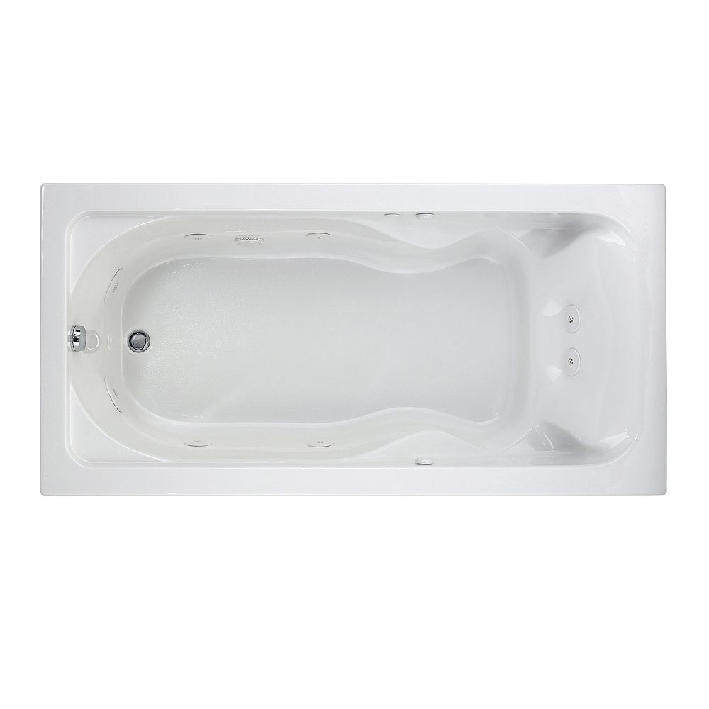 American Standard Cadet 72inch x 36inch Whirlpool Tub in White The