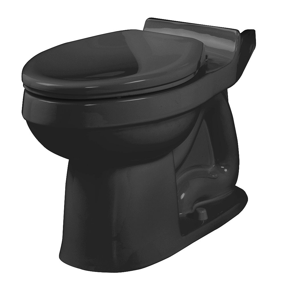 American Standard Champion Elongated Seatless Toilet Bowl Only in Black