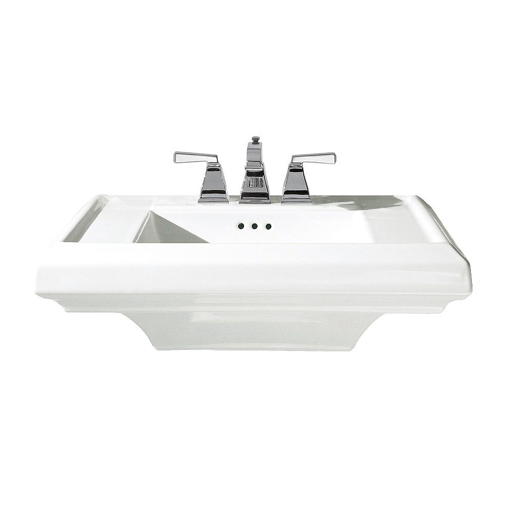 American Standard Town Square 24inch Bathroom Pedestal Sink Basin with