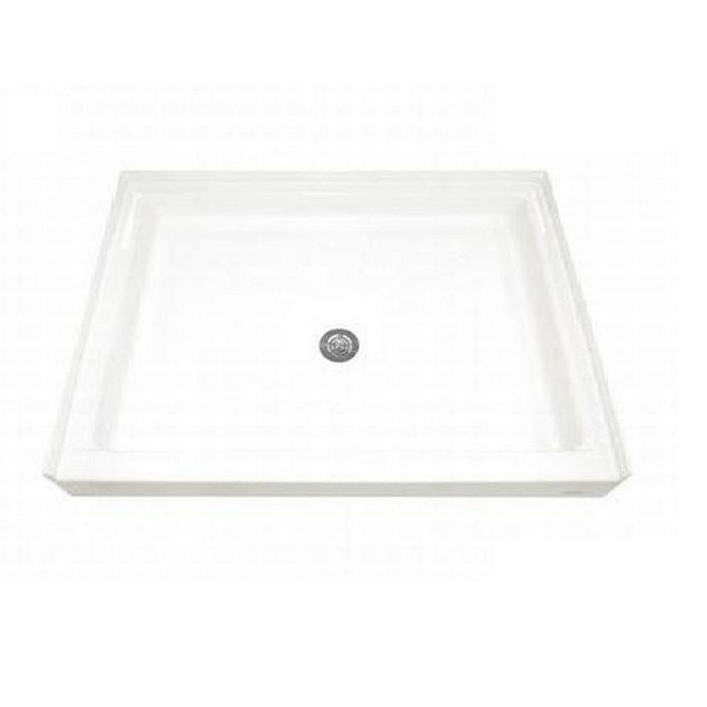 American Standard 481/8 Inch x 341/4 Inch Single Threshold Shower Base in White The Home
