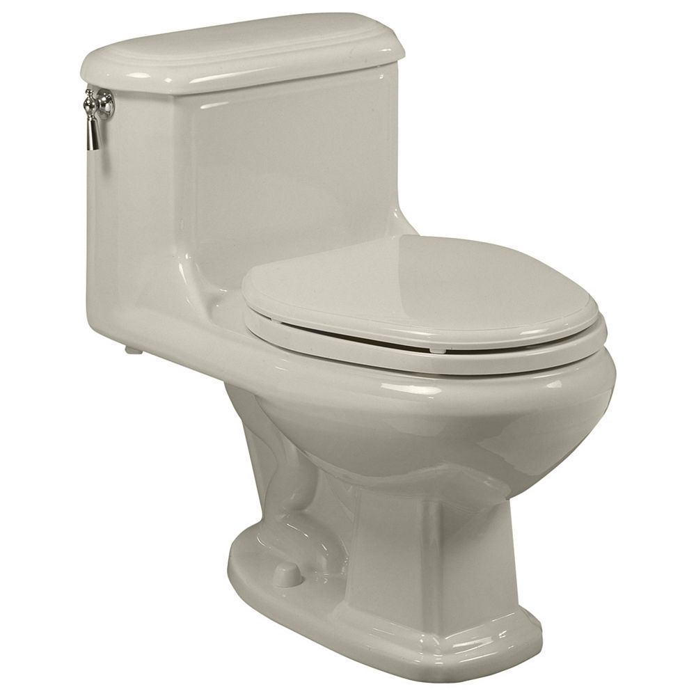 American Standard Antiquity 6 LPF 1.6 GPF 1Piece SingleFlush Elongated Bowl Toilet in Li