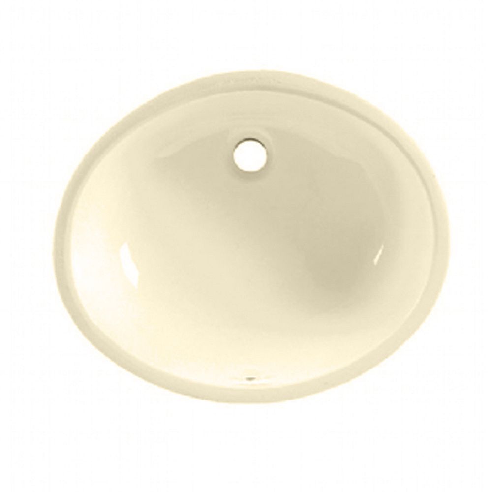 American Standard Ovalyn Undermount Bathroom Sink In Bone The Home Depot Canada