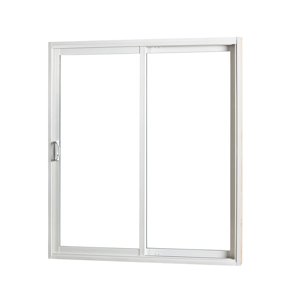 Sure Glide Patio Door Left Hand Sliding With Low E 6 Ft W X 81 7 8 Inch H 5 3 The Home Depot Canada 7 Ft Patio Door