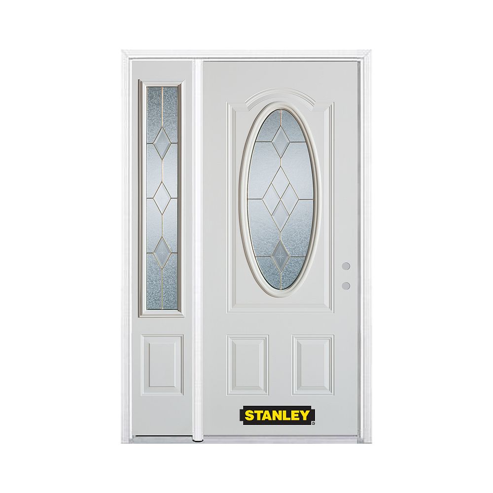STANLEY Doors 52.75 inch x 82.375 inch Tulip Brass 3/4