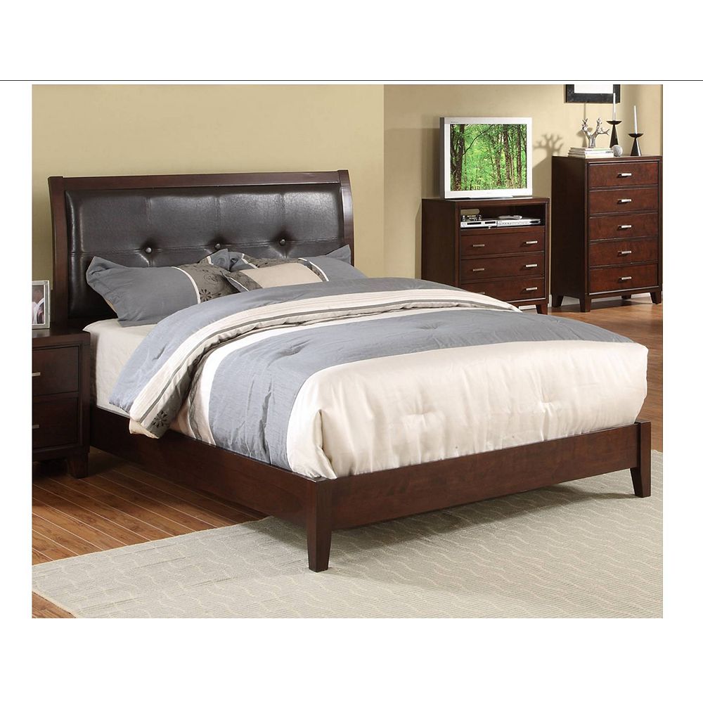 Worldwide Homefurnishings Inc. Daytona Double Bed The Home Depot Canada