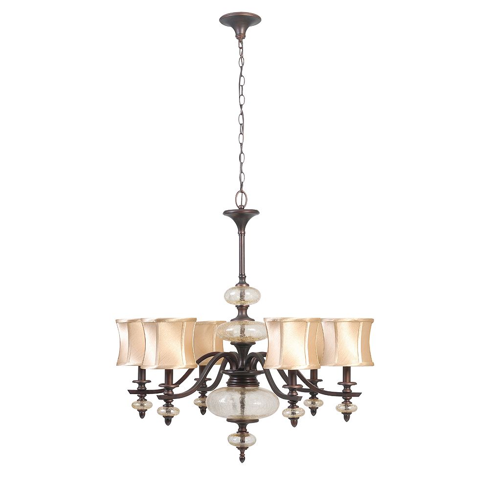 World Imports Chambord Collection 8Light 120 in. Hanging Weathered