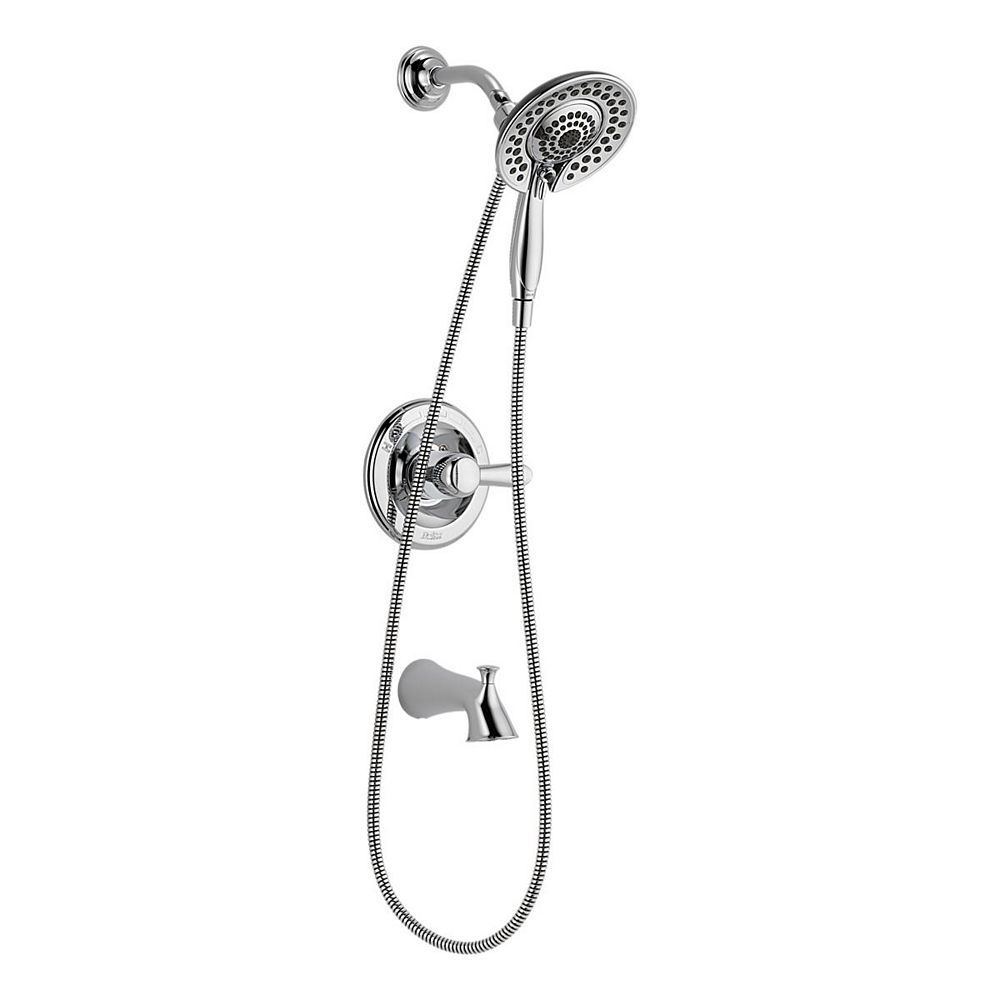 Delta Lahara 5Spray Tub/Shower Faucet with Showerhead Handshower Combo