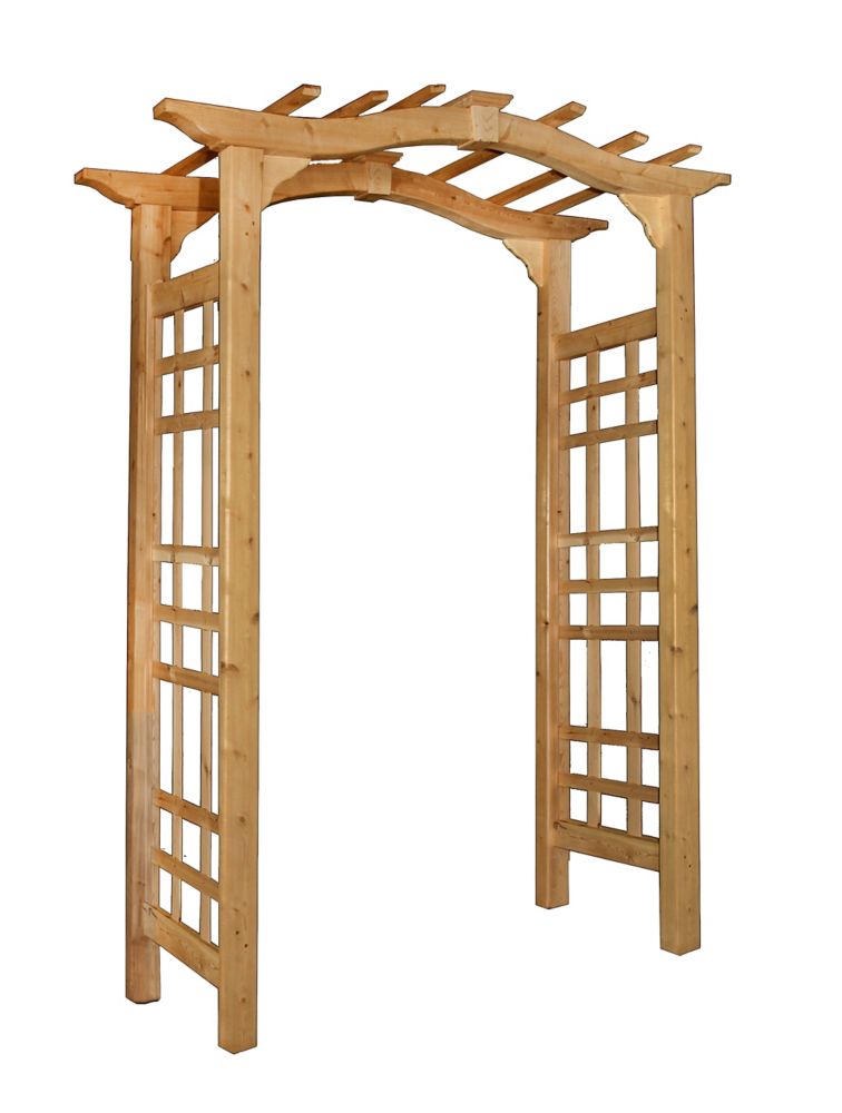 Vita Vita 47"x86" Westwood Cedar Arbor, Cedar, CA68890 | The Home Depot ...