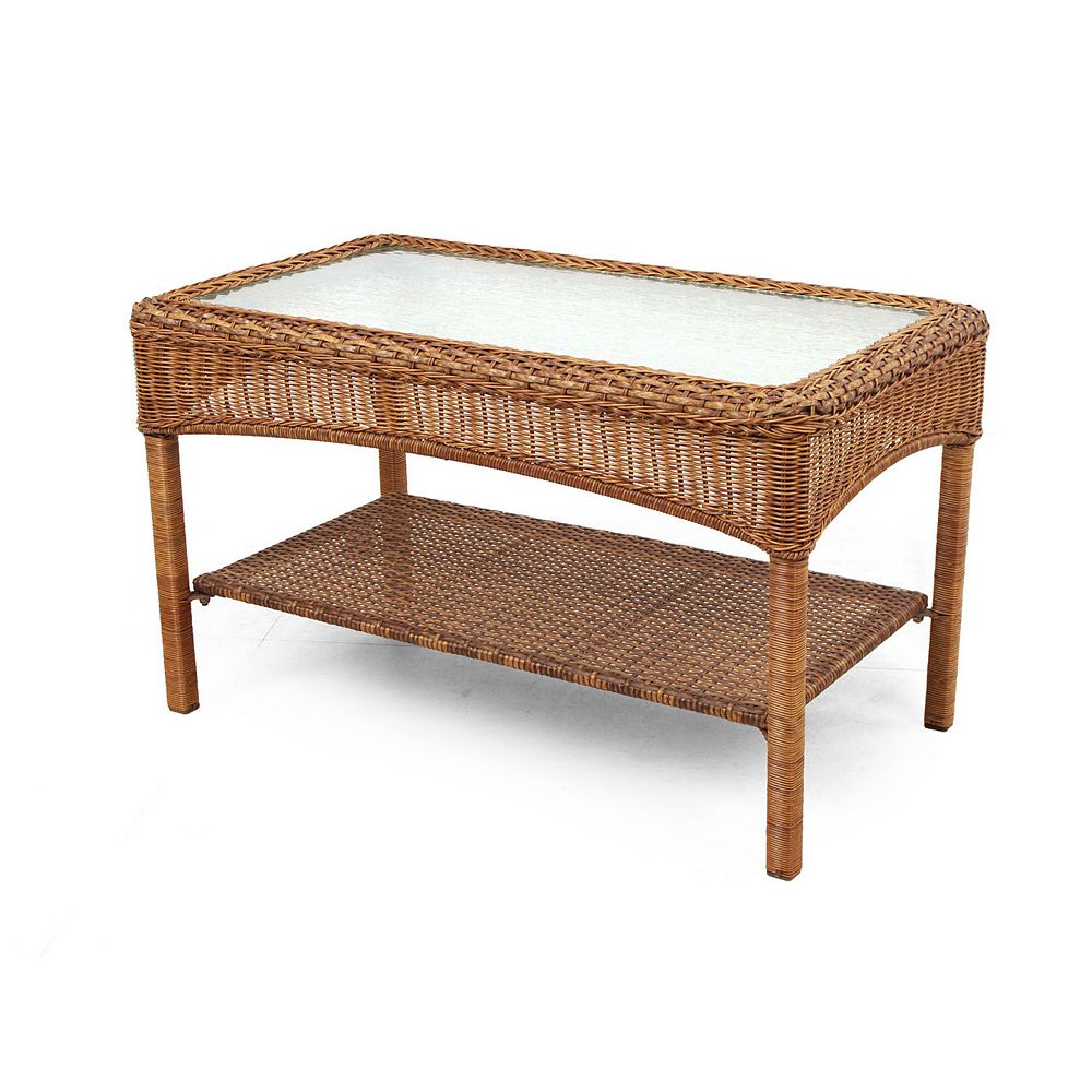 Msl Charlottetown Patio Coffee Table In Brown The Home Depot Canada Msl Charlottetown Patio Coffee Table In Brown The Home Depot Canada