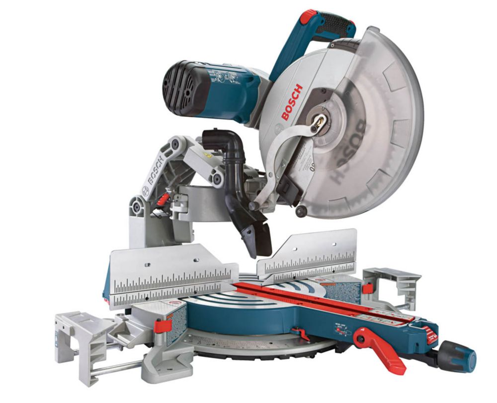 Bosch 120V Corded 12 Inch Dual Bevel Sliding Mitre Saw With Carbide Saw   P 1000714116 