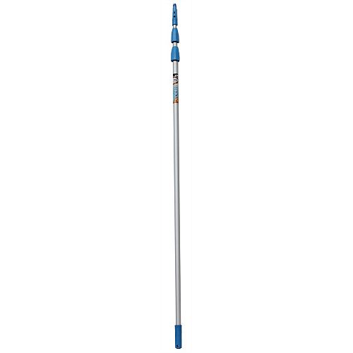 8-16 ft. Aluminum Telescopic Pole with Connect and Clean Locking Cone and PRO Locking Collar