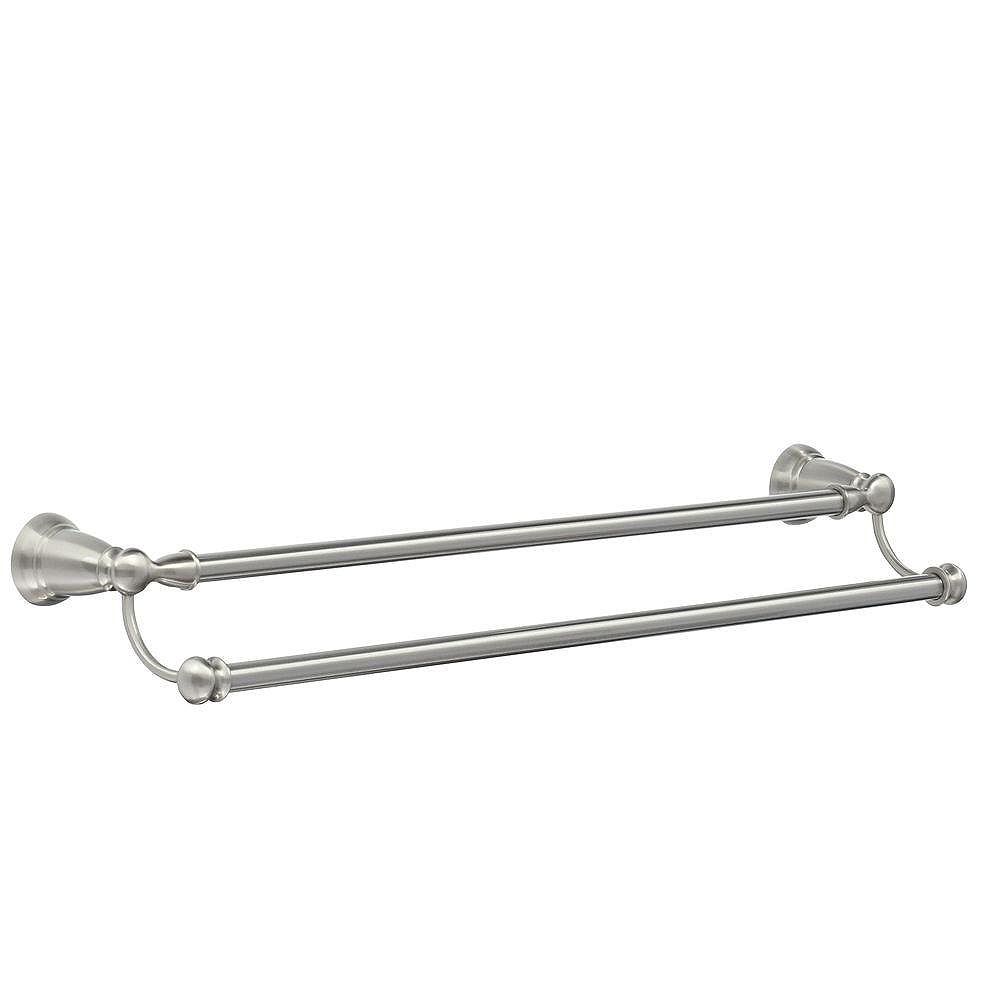 MOEN Banbury 24inch Double Towel Bar in Spot Resist