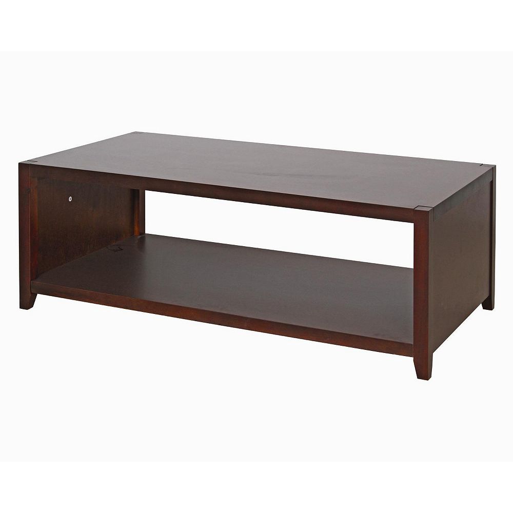 Muskoka Maple Collection Coffee Table, Dark Coffee The Home Depot Canada