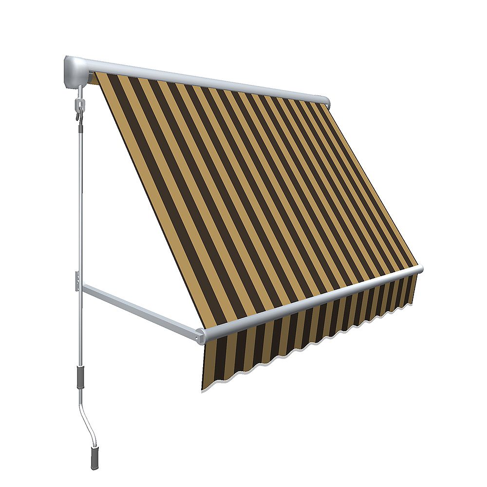 Retractable Window Shades Home Depot Beauty-Mark Mesa 6 ft. Retractable Window Awning (24-inch Projection