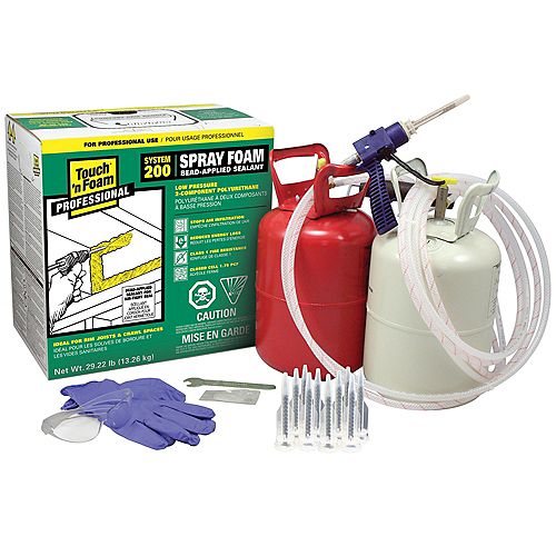 Touch 'n' Foam Professional 2-Component Spray Foam Insulation Kit