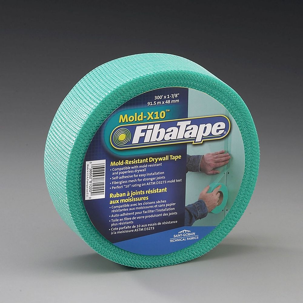 FibaTape MoldX10 Mold Resistant Drywall Tape The Home Depot Canada